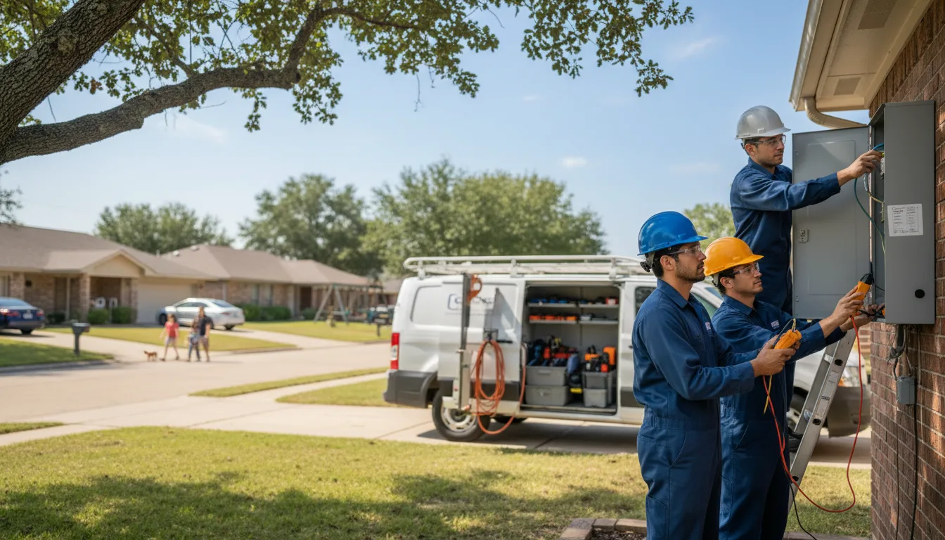 Certified electrician providing emergency electrical services in Goodells, MI